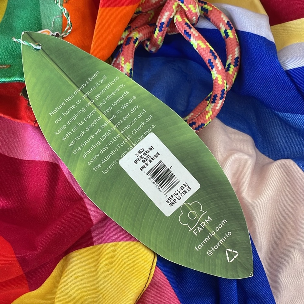 Farm Rio Multi Color shorts - Picture 6 of 6